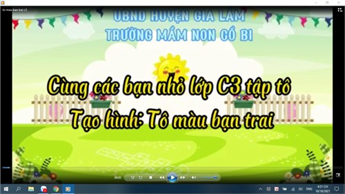 Cùng các bé MGB C3 tô màu bạn trai nhé